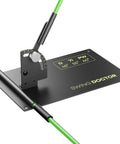 Golf Swing Plane Trainer With Adjustable Alignment Stick Holder And Pro Grade Weighted Metal Build for swing practice
