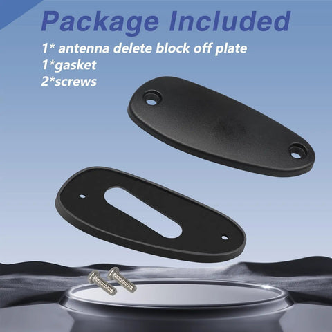 Antenna Hole Plate Cap Cover Kit For Honda Civic 1992 To 2000 Block Off Cap In ABS Plastic With Silicone Gasket Weather Resistant Replacement Part 39152 SR3 A00