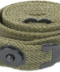 Pack Of 2 WWII M1 Carbine Web Sling 1 Inch OD Green Canvas Rifle Sling With Lift The Dot Closure Military Reproduction Durable Web Gear