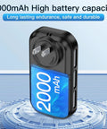 Six In One Environment Detector With HD Display Temperature And Humidity Monitor Built In Battery No Fuss Plug In High Accuracy Sensors For Home RV Hotel Camping Car Travel White 1 Pack, 2000mAh battery
