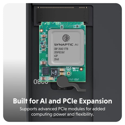 Circuit board inside Tool Free USB4 NVMe SSD Enclosure Pushing Straight Up 80Gbps Speeds With Thunderbolt 5 Compatibility.