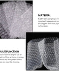 200 Pack Padded Bubble Mailers 10x15cm Double Sided Bubble Envelopes Shockproof Waterproof Packing Bags features and material
