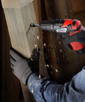 Power Up Your Garage with This Badass G12 Series 3-Tool Cordless Combo Kit featuring a Brushless 3/8 inch Ratchet Wrench in action.