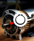 Installed External Retaining Rings Set With 50 Pcs Large External Circlips Round Wire Snap Rings For Automobiles