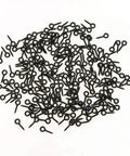 Black Tiny Screw Eye Pins Hooks For Jewelry Making And Craft Projects 250 Pcs Small Eyelets for hangings and decorations