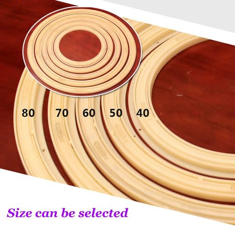 Beefy Heavy Duty Swivel Plate Turntable Base For Glass Granite Or Wooden Tables in 40-80 cm sizes on display