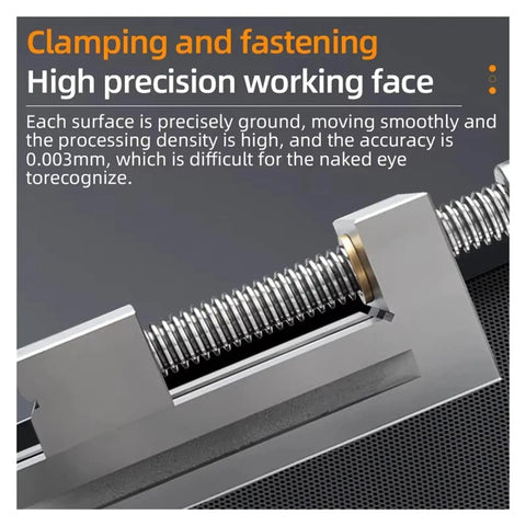 Top Shelf Industrial Right Angle Vise For CNC Milling Machines And Bench Grinders Hella Sturdy Hardened Steel Precision Flat Jaw Clamp Solid Workholding Block QGG150 showcasing high precision working face and clamping mechanism.