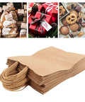 Heavy Duty Kraft Paper Shopping Bags With Handles For Reuse And Easy Carry DIY Friendly For Decorating display with groceries and gifts.