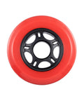 VXT500 Inline Skate Wheels 80mm By 24mm Urethane Replacement Pack For Indoor And Outdoor Skating, Smooth Roll, Durable Four Pack