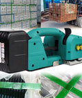 Heavy Duty Automatic Hot Melting Strapping Machine For Portable Rechargeable Electric Banding Tool Featuring Slick Heat Welding Technology, focused on tool with packaging materials.