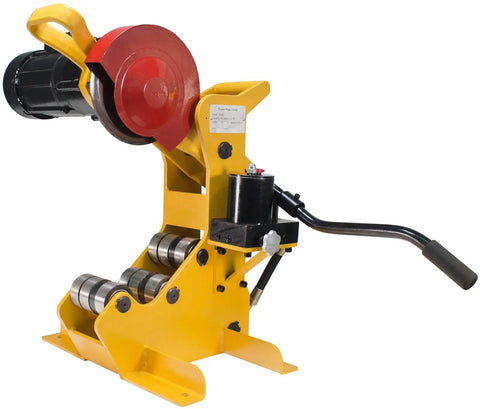 Heavy Duty Pipe Cutter With Hydraulic Hand Pump For Steel Pipe Two And A Half Inch To Eight Inch Schedule 10/40, Industrial Grade