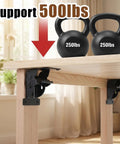 Heavy Duty Locking Hinges For Folding Tables And Furniture Fixtures Delivers Top Shelf Stability with 500lbs support shown.