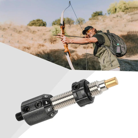 Archery Cushion Plunger Screw In Pressure Button For Recurve Bows Take Down Bows Aluminum Alloy With PE Surface Anodized Black