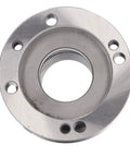 ER40 Collet Lathe Chuck Carbon Steel Heavy Duty Compact Replacement 80 mm Diameter For CNC Milling Machines Back Plate Mount Ready
