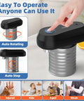 One Touch Automatic Electric Can Opener For Seniors And Arthritis Sufferers No Fuss Hands Free Operation With Rechargeable Battery