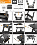 Installation steps for Adjustable Outdoor Grill Stand Built Tough for Woodfire OG700 OG800 OG900 OO101 Pizza Oven