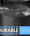 40 To 45 Gallon Heavy Duty Trash Bags 50 Pack Black Garbage Bags For Serious Cleanup With Super Sizeable Strength Leak Resistant