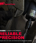 Grease Monkey Approved 1/4 Inch Collet Air Die Grinder Kit Packing A Badass 25000 Rpm Straight Pneumatic Motor in use for precision grinding.