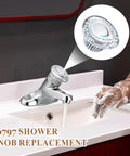 96797 Shower Knob Replacement Kit for Chateau Collection Tub And Shower Faucets Chrome Handle Installed