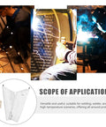 Heavy Duty Heat Resistant Aluminum Foil Arm Sleeves, Waterproof Cut Resistant Forearm Guards for welding and mechanics.