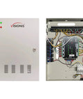 Four Door Pro Grade Access Control Panel With TCP IP Wiegand, Controller Board And Power Cabinet, metal enclosure open