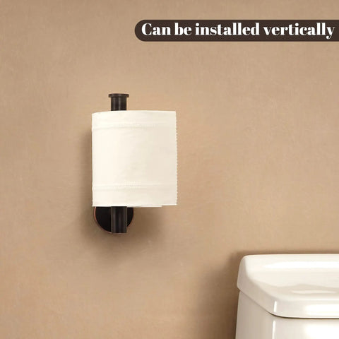 Oil Rubbed Bronze Toilet Paper Holder And Hand Towel Ring Set Farmhouse Wall Mounted Bathroom Hardware SUS304 Stainless Steel