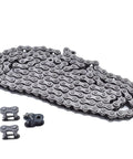 35 Roller Chain Kit with 5 Feet of Steel Chain Includes 2 Connecting Links and 1 Offset Link Heavy Duty 2100 Lb Tensile Hardened Rollers