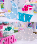 Three Shape Night Light Set Star Moon Cloud Warm White Glow For Kids Room Nursery Decor Lamp Soft Cozy Dreamy Ambience Plastic