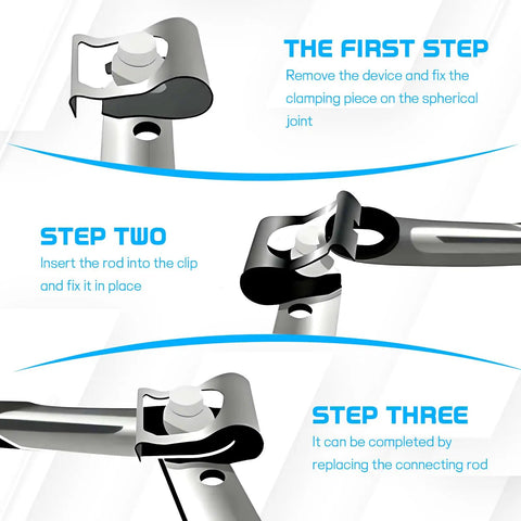 Five Pack Windshield Wiper Linkage Repair Clips Kit For Wiper Arm Linkage Bushings Durable Auto Wiper Motor Linkage Repair Clamp Set For Cars Trucks SUVs Easy Install metal clip steps