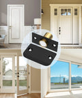 Two Pack Magnetic Door Ball Catch Set For Closet Doors No More Stuck Doors Jiayi Black Magnetic Latch Replacement