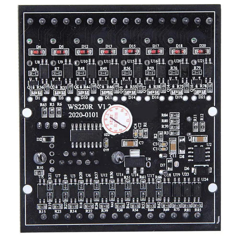 Industrial Control Board With 12 Inputs And 8 Transistor Outputs, DC24V PLC Module, 1A Output Per Channel, WS2N 20MT