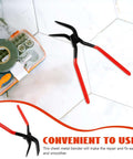 Pro Grade Manual Sheet Metal Bender Pliers With Carbon Steel Construction And Metric Markings 45 Degree Bend 140mm Hand Tool