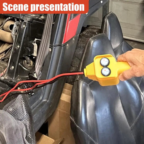 Beefy 12V Winch Controller Push Button Switch For Handheld Wired Remote Replacement Fits 1500Lbs To 4500Lbs Pulling Winches Easy Retract And Release Durable Yellow, yellow handheld 12V winch remote with two buttons