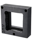 Hydraulic Hole Punch Die Square 45x45mm for heavy duty metal punching, manual tool for 1.75 inch square holes in various metals.