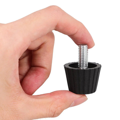 Adjustable Screw-In Furniture Leveler with Anti-Slip Pad, Heavy-Duty Threaded Feet, Durable PP and Iron, Easy Height Adjustment