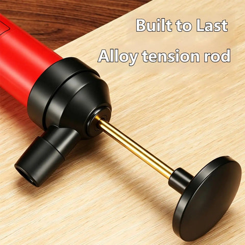 Close-up of Grab This Nifty Manual Oil Extractor Pump Suction Tool For Quick Car Fluid Removal and Routine Maintenance Draining Without Any Power Cord Hassle, highlighting the alloy tension rod.