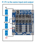 Bulletproof Build Three Pack Four Series Lithium Iron Phosphate BMS Battery Guard 30A 12.8V Power Management Board diagram showing layout.