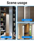 Heavy Duty Pivot Hinge For Wood Door With 360 Degree Rotation, Stainless Steel Hidden Door Hinge For Secret Doors And Bookshelves