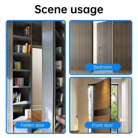 Heavy Duty Pivot Hinge For Wood Door With 360 Degree Rotation, Stainless Steel Hidden Door Hinge For Secret Doors And Bookshelves