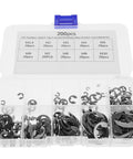 Stainless Steel Snap Ring Assortment Kit With 10 Sizes For DIY Projects And Assembly, 304 steel E clips in storage box