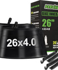 Fat Bike Inner Tube 26x4.0 With Schrader Valve 32mm, heavy duty 26x4.0 bike tube for fat bikes and e bikes