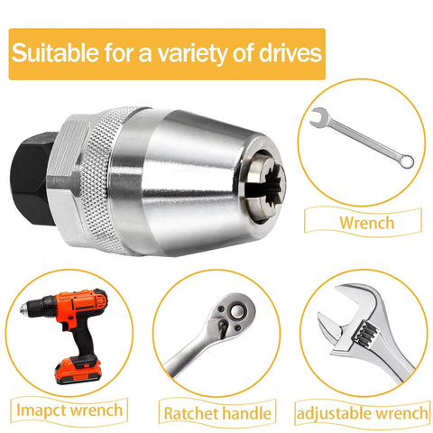 Broken Stud Remover Tool Three Eighths Inch Bolt And Stud Extractor For Damaged Painted Rusted And Rounded Studs Fits One Quarter To One Half Inch Studs