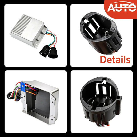 Ignition Control Module ICM ICU FSU Replacement For Ford F-Series Trucks Jeep Mercury Lincoln 1977 1987 LX203, connectors visible