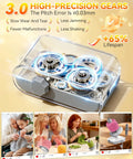 Upgraded Electric Yarn Winder With German Motor And S Grade Precision Gears for crocheting, compact and efficient design