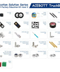 2 In 1 Forklift And Dump Truck Kids Robotics Kit Arduino Compatible And Scratch Ready STEM Coding Robot For Classroom And Home Education With Hands On Learning And Real World Engineering Fun For Ages 12 And Up parts kit with PCB, wheels, sensors, screws