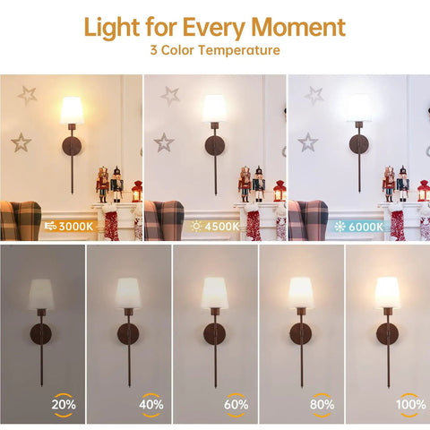 Ditch Old Fixtures For This Pack Of 2 Battery Powered Wall Sconces Boasting A Heavy Duty Iron Frame And Rich Walnut Trim With Seamless Dimming And A Massive 6000 Mah Battery For A Smooth Chill Glow Anywhere in various brightness levels.