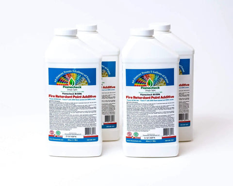 Fire Retardant Paint Additive M-111PA, 40 Ounce Bottle, Easy Mix: Add 8 Ounces Per Gallon of Latex Paint or Primer to Boost Fire Safety