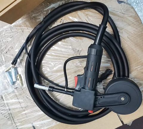 Heavy Duty 200 Amp Aluminum Spool Gun For Mig Torch Welders With 16.4 Ft Cables Fits Miller 210 Spoolmate 3035 Includes 0.8mm Wire And 20 Tips For Smooth Aluminum And Stainless Welding