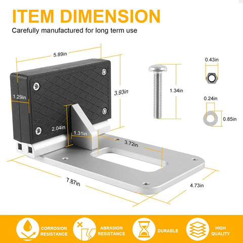 Universal Transom Trolling Motor Mounting Bracket For Kayaks And Small Boats Clamp On Electric Motor Bracket dimensions and features