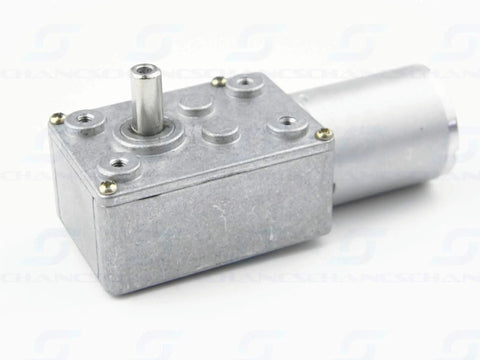DC Worm Gear Motor 370WG 12V 0.6 RPM Reversible Rotation For Automation Equipment, zinc alloy aluminum housing